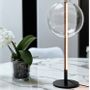 Table lamps - #2 Matt Black Bubble Lamp - MOSS SERIES