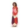 Homewear - Sky Red dress long - HELLEN VAN BERKEL HEARTMADE PRINTS