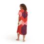 Homewear - Sky Red dress short - HELLEN VAN BERKEL HEARTMADE PRINTS