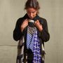 Scarves - Dora Blue scarf - HELLEN VAN BERKEL HEARTMADE PRINTS