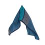 Scarves - Mina Blue scarf - HELLEN VAN BERKEL HEARTMADE PRINTS