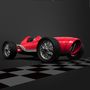 Cadeaux - Vintage Racer concept car keyholder - METALMORPHOSE