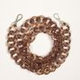 Travel accessories - Chunky chain made of resin with golden hooks - LOUVINI PARIS