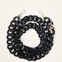 Travel accessories - Chunky chain made of resin with golden hooks - LOUVINI PARIS