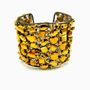 Jewelry - Golden Glamour Cuff Bracelet - WITAYA  FASHION JEWELRY