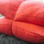 Fabric cushions - The Cushion in raw linen - MAISON MASARIN
