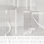 Textile and surface design - Hand painted textile design - L'ATELIER DESIGN STUDIO