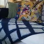 Foulards et écharpes - PLAID ou CHALE INDIGO - CURIOSITY LAB