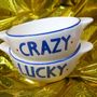 Design objects - BRITANY BOWL WITH TWISTED MESSAGES - PIED DE POULE