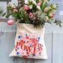 Bags and totes - TOTE BAG - SWEET WORDS - PIED DE POULE