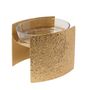 Platter and bowls - Madiha Metal-Glass Serveware - AURA LIVING