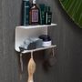 Towel racks - Modern Stainless Metal Shower Shelf, Shower Organizer, Bathroom Shelf - DECORROCED