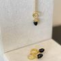 Jewelry - JUDY EARRING & NECKLACE BLACK - PIPOL
