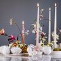 Objets de décoration - FRUCTUS STERCULIA bol/vase en porcelaine objet botanique floral, fait main - KLATT OBJECTS