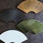 Formal plates - Tacca folding fan plate - MARUMITSU POTERIE