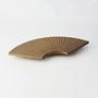 Formal plates - Tacca folding fan plate - MARUMITSU POTERIE