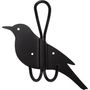 Kitchens furniture - Silhouette Coat Hook Blackbird - WILDLIFE GARDEN