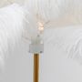 Floor lamps - Floor Lamp Feather Palm White 165cm - KARE DESIGN GMBH