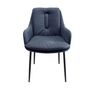 Armchairs - Chair with Armrest Thea Dark Grey - KARE DESIGN GMBH