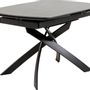 Tables Salle à Manger - Table à rallonges Twist noir 120(30+30)x90cm - KARE DESIGN GMBH