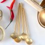 Flatware - Gold Spoons, Set of 4 - BE HOME