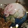 Christmas garlands and baubles - Christmas ornament Pink x Dresden Blue - YUKO KIKUCHI