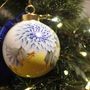 Christmas garlands and baubles - Christmas ornament Blue x Yellow - YUKO KIKUCHI