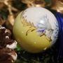 Christmas garlands and baubles - Christmas ornament Blue x Yellow - YUKO KIKUCHI