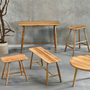 Desks - Bodo desk 100 x 44,5 x 73 cm Natural oiled oak - VILLA COLLECTION DENMARK