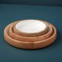 Platter and bowls - Mango wood & Enamel Nesting Bowls - BE HOME