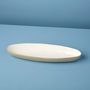 Platter and bowls - Dove Aluminum & Enamel Oval Dish - BE HOME