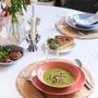 Everyday plates - The round porcelain soup plate - Terracotta - OGRE LA FABRIQUE