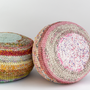 Comforters and pillows - Upcycled Pouf by Solid Crafts - NEST