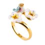 Jewelry - Harvest Time Bird & Flower Face to Face Ring - NACH