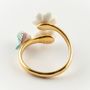 Jewelry - Harvest Time Bird & Flower Face to Face Ring - NACH