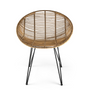Chairs - Soe Nature Rattan Metal Chair H77 - VILLA COLLECTION DENMARK