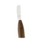 Gifts - Black horn or Walnut spreader knife with high polished finish - FORGE DE LAGUIOLE