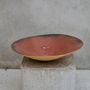 Platter and bowls - Salad Bowl and Large Iron Red Dish or Milky Way Dish - ANNE KRIEG, CERAMISTE