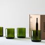 Accessoires pour le vin - Upcycled drinking glasses with carafe - CHAKO ZANZIBAR