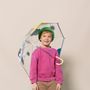 Vêtements enfants - Parapluie cloche transparent pour enfant - motif nuages SVALBARD - ANATOLE