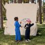 Children's apparel - Kids clear bubble dome umbrella - Polka dots IVALO - ANATOLE