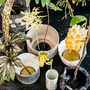 Décorations florales - KENZAN, kebana, grenouille fleurie, motif floral, japonais, fait main - KLATT OBJECTS