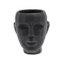 Pottery - Vern H22.5 Black Cement Flower Pot Head - VILLA COLLECTION DENMARK