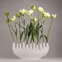 Vases - RHIZOM vase, organic, organic, object, floral, floral, best seller, handmade, soft porcelain - KLATT OBJECTS