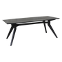 Dining Tables - Studio teak rectangular table black 180, 200, 240 cm - RAW MATERIALS
