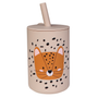 Children's mealtime - Tryco Lenny the Leopard Silicone Straw Cup - MEKKGROUP