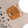 Children's mealtime - Tryco Leopard Lenny Silicone Bib - MEKKGROUP