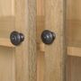 Bookshelves - PILOS ANTIQUE NATURAL PINE CABINET - BRUCS