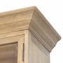 Bookshelves - PILOS ANTIQUE NATURAL PINE CABINET - BRUCS