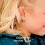 Bijoux - Boucles d'oreilles Les Minis Licorne Bleue / Nuage - LES MINIS D'EMILIE